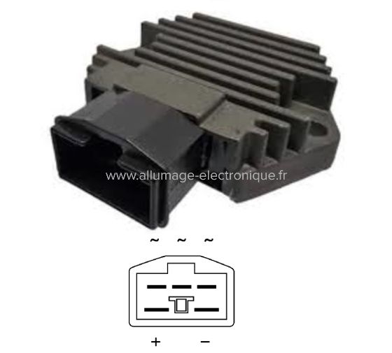 Regolatore Di Tensione TERAM LOISIRS SH691-12 Per Honda NT 650 Deauville (1998-2001) – Ricambio Nuovo, Montaggio Diretto