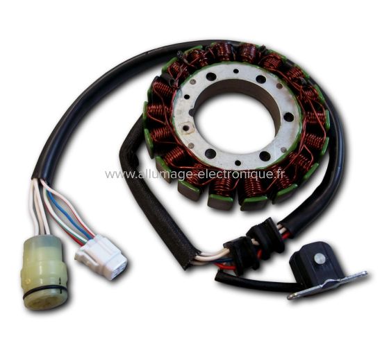 Kit Bobine Stator + Régulateur + Joint Pour Yamaha Grizzly 350, Bruin 350, Wolverine 350 - Compatible 2004-2014
