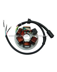 Stator alternateur PIAGGIO APE MIX 2T 50 (1998-2008) - Marque : BCR - Référence d'origine : 497650