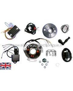 Allumage + éclairage charge batterie Royal Enfield Bullet, Crusader 250, Continental GT 250 - STK-109D