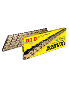 CHAÎNE DID 520 VX3 GOLD ZB 108