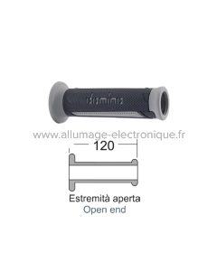 DOMINO Poignées Turismo gris/anthracite