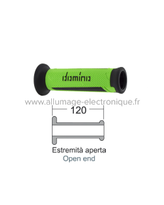 DOMINO Poignées Turismo vert/noir