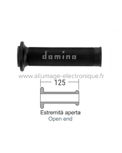 Poignées route DOMINO noir/gris