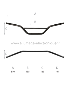 Guidon Domino Offroad L - 810mm