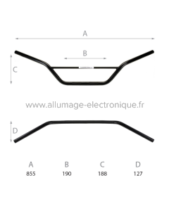 Guidon Domino Offroad L - 855mm