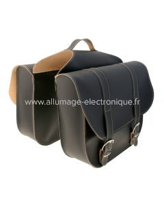 Sac rack BISACCIA ECOPELLE - noir