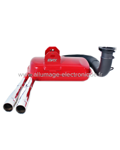 EVOK 2.0 Pot d'échappement Racing Piaggio Vespa Rally-P200E-PX200 E-Lusso-'98-MY-Cosa 200
