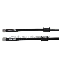 DURITE DE FREIN 900 MM + RACCORD TOURNANT 1/8 BSP– NOIR