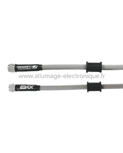 DURITE DE FREIN 115 MM - ÉCROUS PIVOTANTS 1/8 BSP - TRANSPARENT