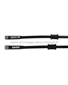 Durite de frein 335 MM - ÉCROUS PIVOTANTS 1/8 BSP - TRANSPARENT