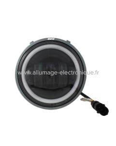 Phare avant complet Evok Iron Led pour Vespa 50cc N/L/R