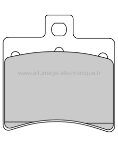 Ferodo Plaquettes de Frein Platine Route FDB2090P