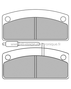 Ferodo Plaquettes de Frein Platine Route FDB2154P