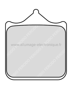 Plaquettes de frein Ferodo Sinter Racing FDB2255XRAC