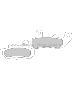 Ferodo Plaquettes de Frein Platine Route FDB607P