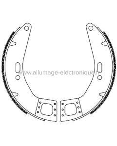 Mâchoires de frein FERODO ECO FSB893EF