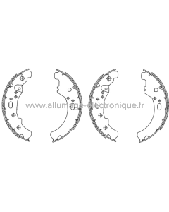 Mâchoires de frein FERODO FSB982EF