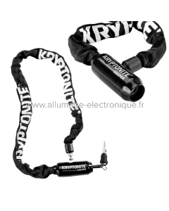 Antivol à chaîne intégré KEEPER D5 - noir