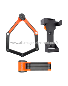 Antivol pliable EVOLUTION 790 - orange noir