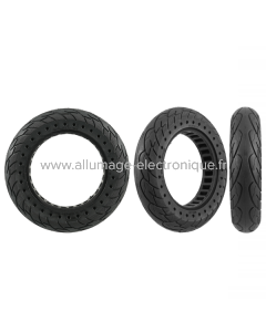 Pneu scooter électrique - 10 X 2, noir, nid d'abeille