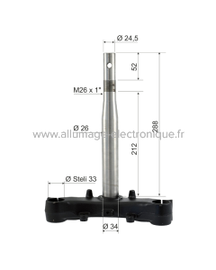 Jeu de direction de fourche RMS Honda Sh 125cc Ie