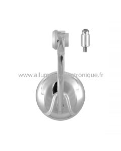 Rétroviseur droit universel pour guidon RMS avec adaptateur