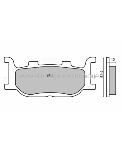 Plaquettes de frein frittées Sinter-Tech Yamaha TDR 125cc
