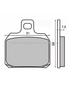 Plaquettes de frein frittées Sinter-Tech Piaggio X8 200cc
