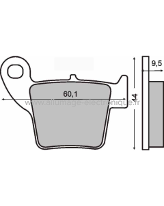 Plaquettes de Frein Frittée Sinter-Tech Honda CR 250cc