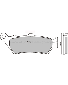 Plaquettes de Frein Frittée Sinter-Tech Bmw F 800 Gs