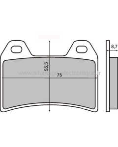 Plaquettes de Frein Frittée Sinter-Tech Ducati Monster 400cc