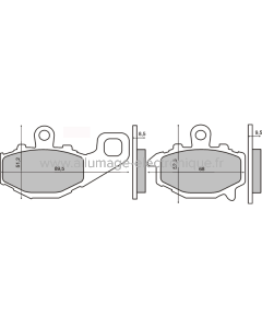 Plaquettes de Frein Frittée Sinter-Tech Kawasaki Versys 650