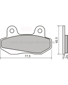 Plaquettes de Frein Frittée Sinter-Tech Honda NSR 80R