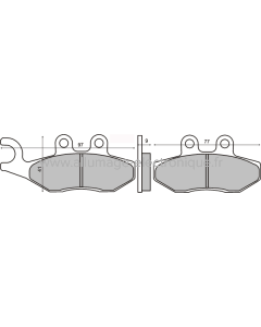 Plaquettes de frein frittées Sinter-Tech Piaggio Fly 150cc