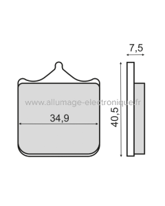 Plaquettes de Frein Frittée Sinter-Tech Ducati 748R