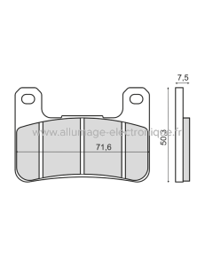 Plaquettes de Frein Frittée Sinter-Tech Kawasaki Z1000 Abs
