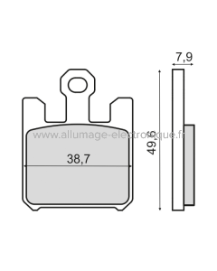 Plaquettes de Frein Frittée Sinter-Tech Kawasaki Z750 R