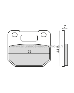 Plaquettes de frein frittées Sinter-Tech Suzuki RG 80 Gamma