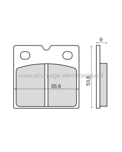 Plaquettes de Frein Frittée Sinter-Tech Bmw R65 650cc