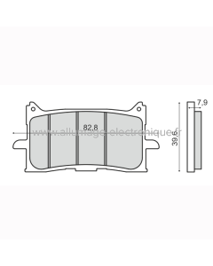 Plaquettes de Frein Frittée Sinter-Tech Honda Africa Twin
