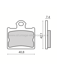 Plaquettes de frein frittées  Sinter-Tech KTM E-SM