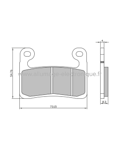 Plaquettes de frein frittées Sinter-Tech BMW R 1250 GS