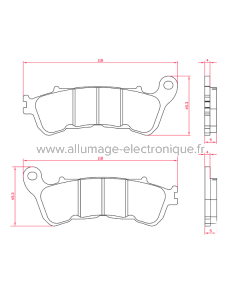 Plaquettes de Frein Sinter-Tech RMS Honda Sh 300cc
