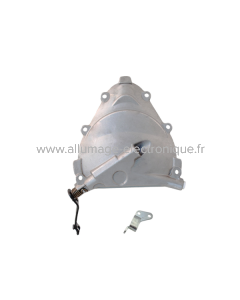 Couvercle Embrayage Levier Long Rms Classic Vespa 50-90-125- Prim.-ET3 165944-079083    - Complet avec plaque support de câble sous moteur