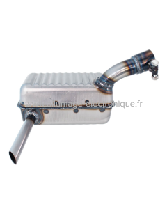 Silencieux RMS Classic Piaggio Vespa 125 V30T->V33T, 1952 ->-U Modele 1953