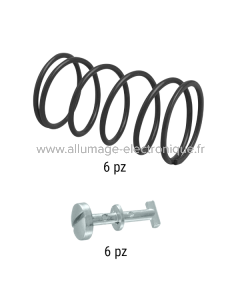 Kit attaches et ressorts RMS Classic Piaggio Si 50cc 121858590/121890120