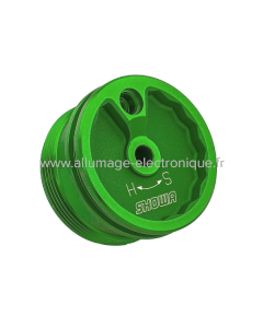 Bouchon de réglage de compression de fourche avant (nu) Kawasaki KX450F 2017-2018 SUT07900